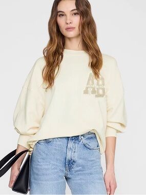 ANNIE BING MILES SWEATSHIRT LETTERMAN . SiZE. M